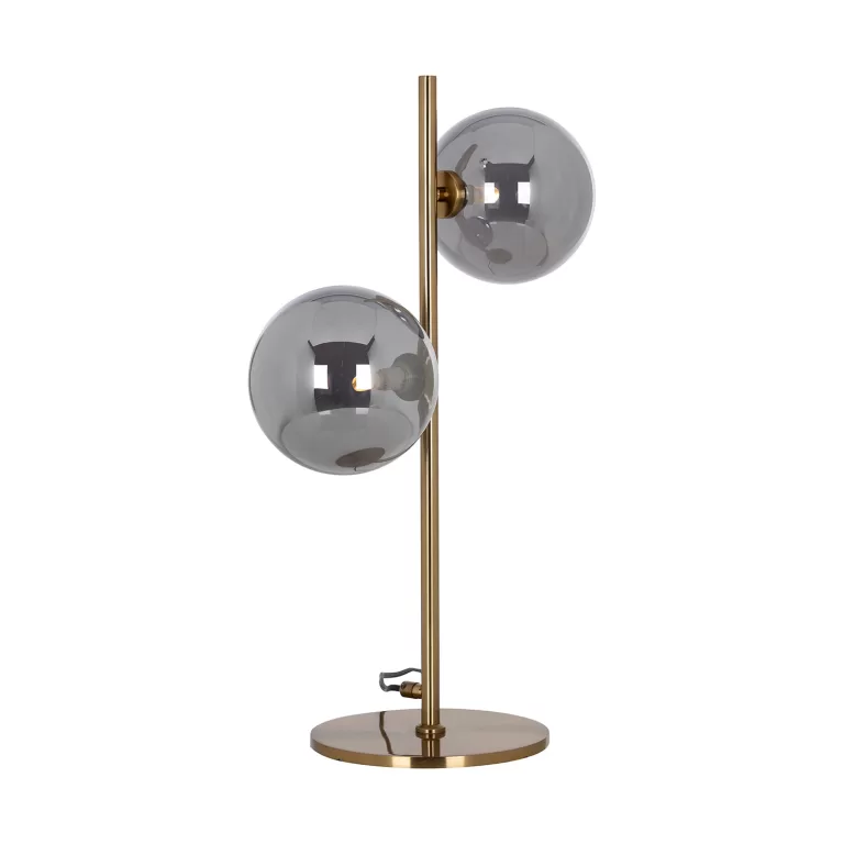 Richmond Tafellamp Lise 2-lamps - Brushed Gold | Flickmyhouse