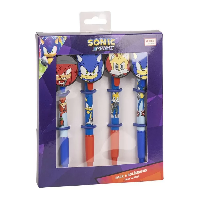 Set Balpennen Sonic 4 Onderdelen Multicolour