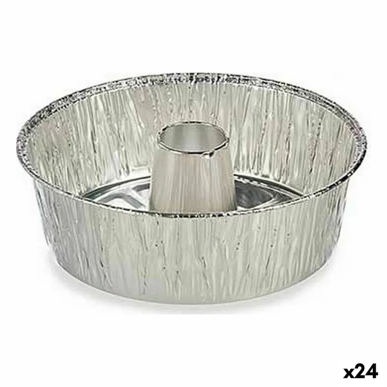 Set met cakevormen Wegwerpbaar Ring Aluminium 19