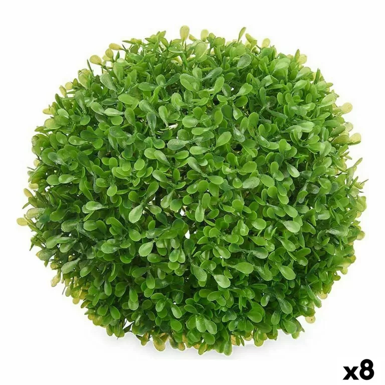 Decoratieve plant Lakens Klot Plastic 22 x 22 x 22 cm (8 Stuks)