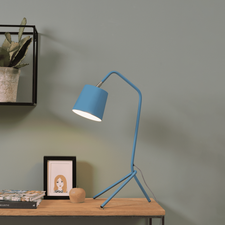 its about RoMi Tafellamp Barcelona 59cm - Teal blauw | Flickmyhouse