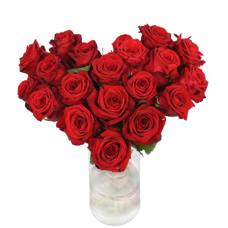 Hart boeket rode rozen | Flickmyhouse marketplace