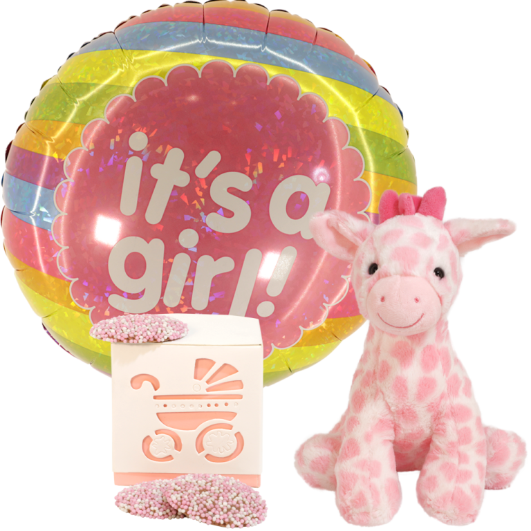 Giraffe geboorte pakket meisje | Flickmyhouse marketplace