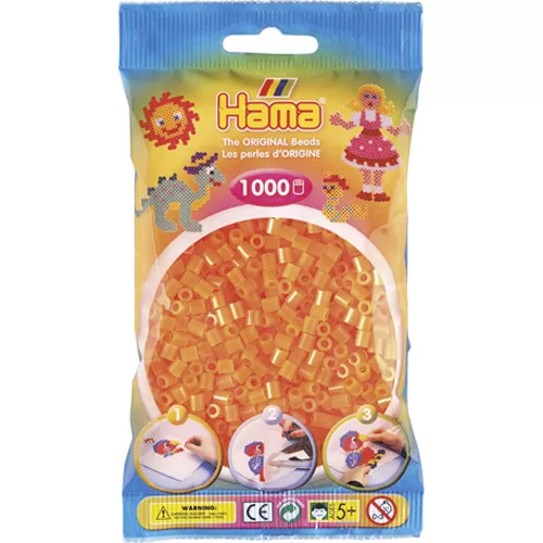 Hama Strijkkralen Hama 1000 Stuks Oranje Neon