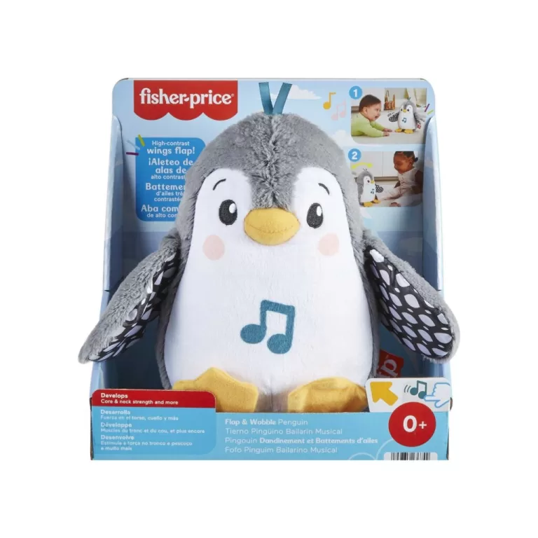 Fisher Price Flap and Wobble Pinguïn + Geluid