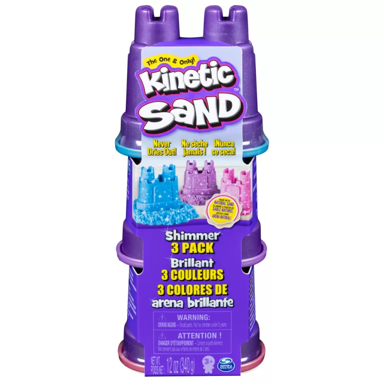 Kinetic Sand Glitter 3-Pack 340 gr