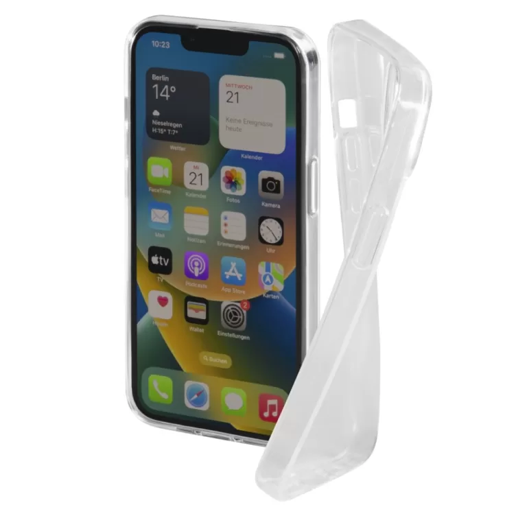 Hama Cover Crystal Clear Voor Apple IPhone 14 Plus Transparant
