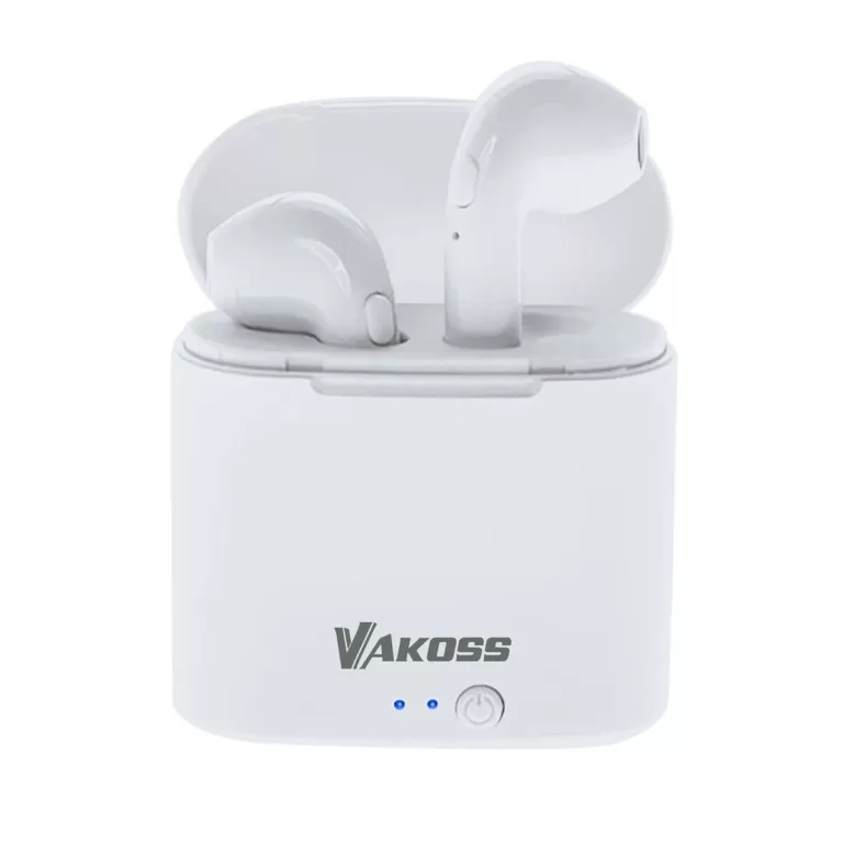 In-ear Bluetooth Hoofdtelefoon Vakoss SK-832BW Wit Multicolour