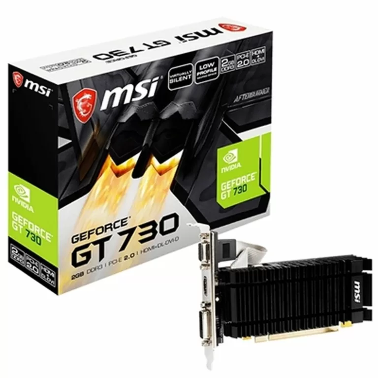 Grafische kaart MSI N730K-2GD3H/LPV1 NVIDIA GeForce GT 730 2 GB RAM GDDR3