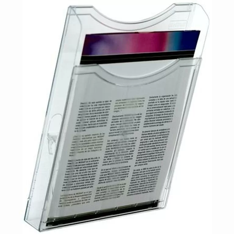 Toonbankdisplay Archivo 2000 Archiplay Voor aan de muur Transparant Din A4 polyestyreen