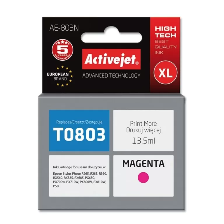 Originele inkt cartridge Activejet AE-803N Magenta
