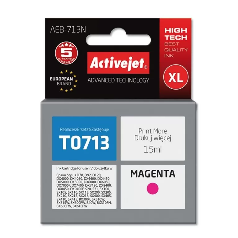 Originele inkt cartridge Activejet AEB-713N Magenta