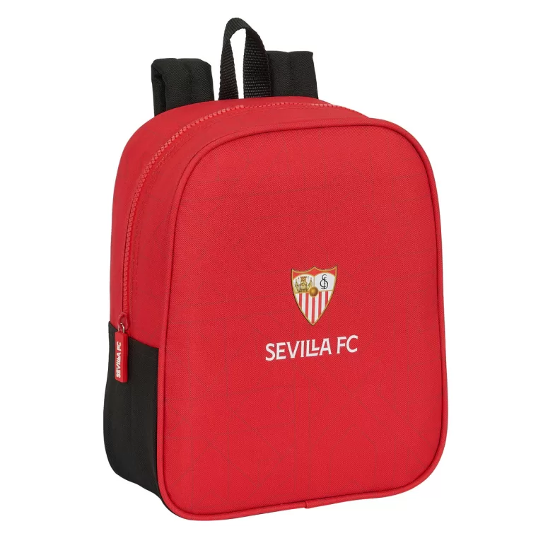 Schoolrugzak Sevilla Fútbol Club Zwart Rood 22 x 27 x 10 cm