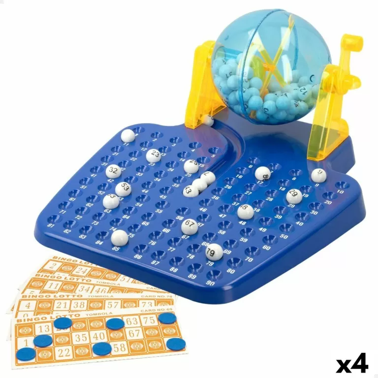 Bingo Colorbaby Blauw Plastic (4 Stuks)