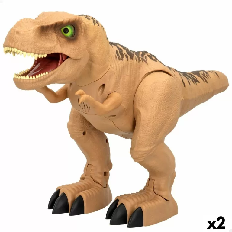 Figuren Funville T-Rex 45 x 28 x 15 cm (2 Stuks)