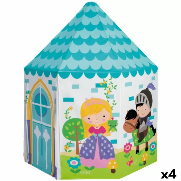 Speelgoedhuis voor Kinderen Intex Prinses 104 x 104 x 130 cm (4 Stuks)