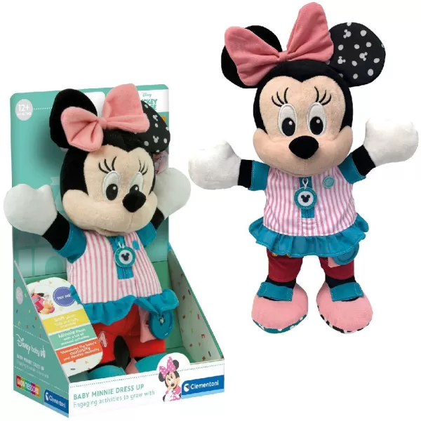 Clementoni Baby Disney Minnie Mouse Dress Up Knuffel