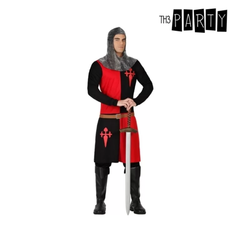 Kostuums voor Volwassenen Rood Zwart Multicolour (2 Onderdelen) (2 Stuks)