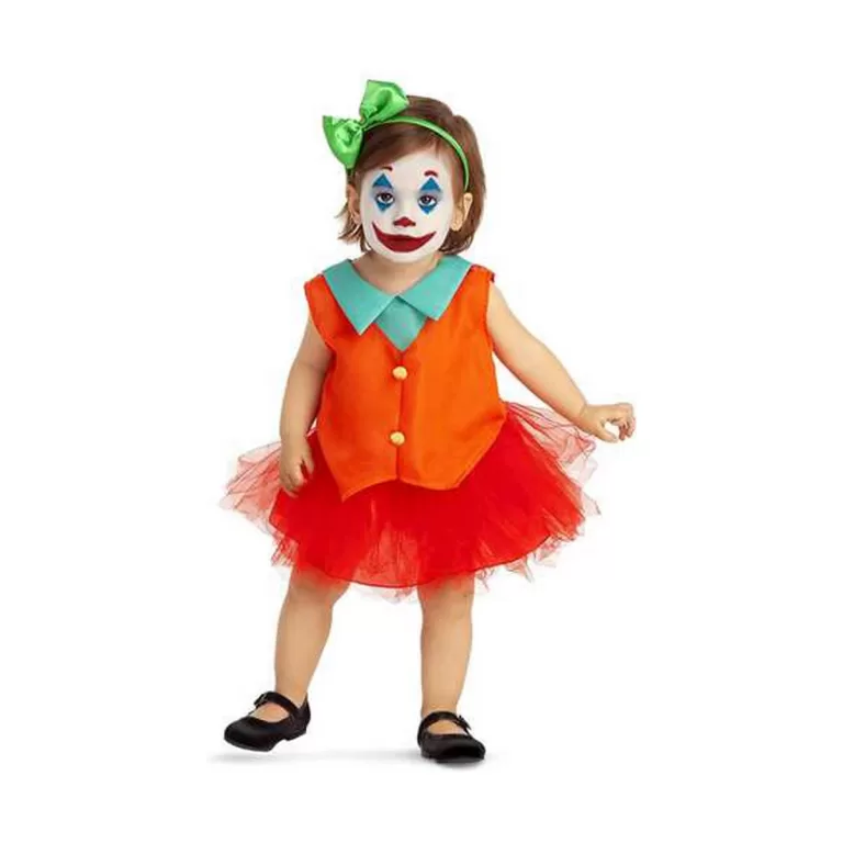 Kostuums voor Baby's My Other Me Joker Oranje (3 Onderdelen)