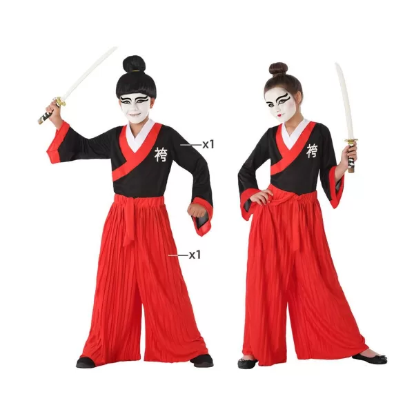 Kostuums voor Kinderen Japanse Rood