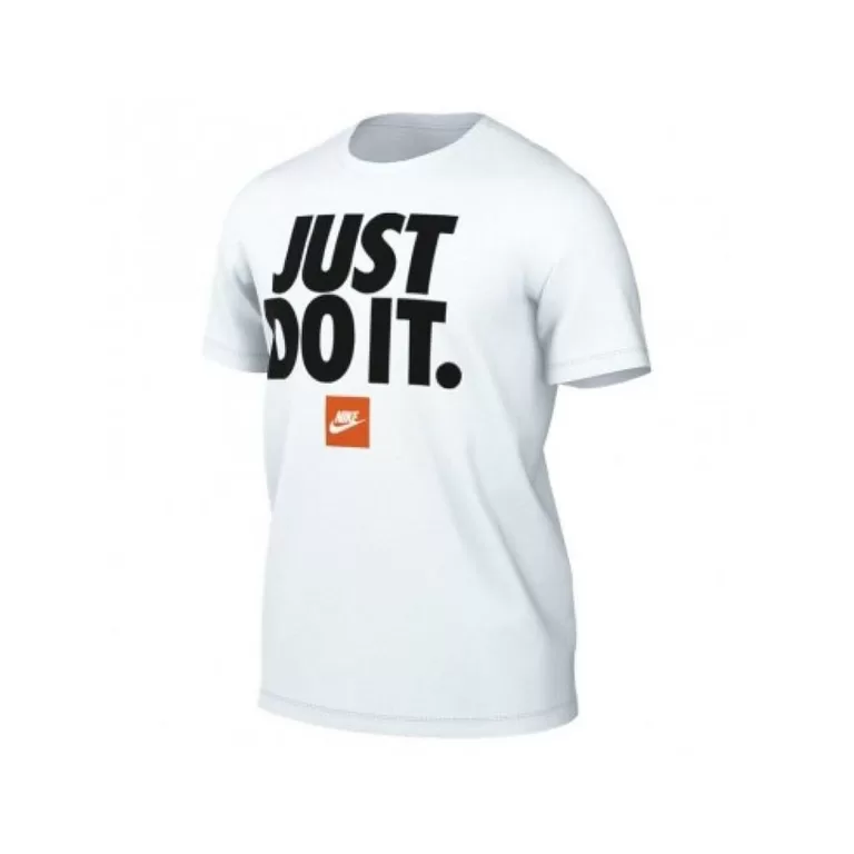 Heren-T-Shirt met Korte Mouwen Nike JDI VERDIAGE DZ2989 100  Wit