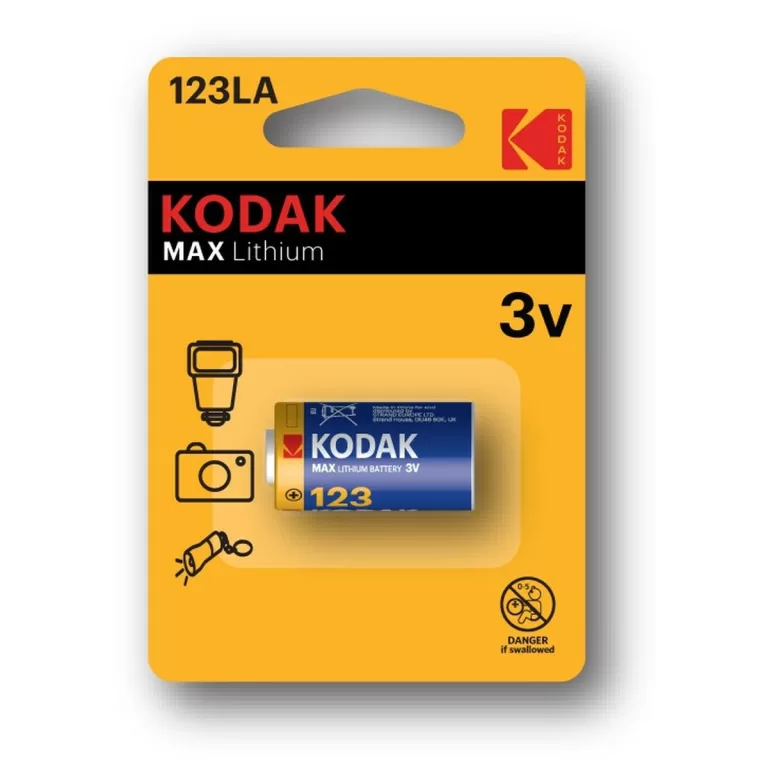 Batterijen Kodak CR123 3 V (1 Stuks)