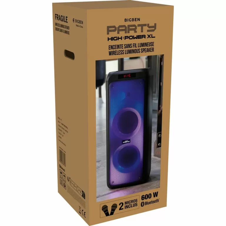 Dankzij de draagbare Bluetooth®-luidsprekers Big Ben Interactive 600 W