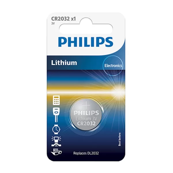 Lithium Knoopcel Batterij Philips CR2032/01B 210 mAh 3 V