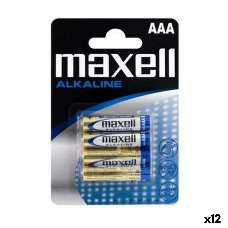 Alkalinebatterijen Maxell 723671 AAA LR03 1