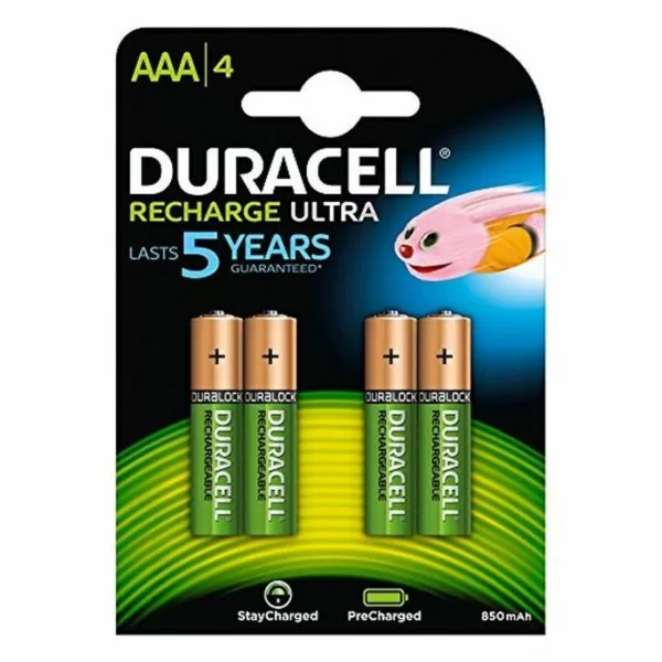 Oplaadbare Batterijen DURACELL HR03 AAA 900 mAh