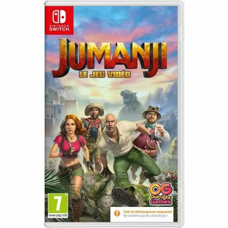 Videogame voor Switch Outright Games Jumanji The Video Game Downloadcode
