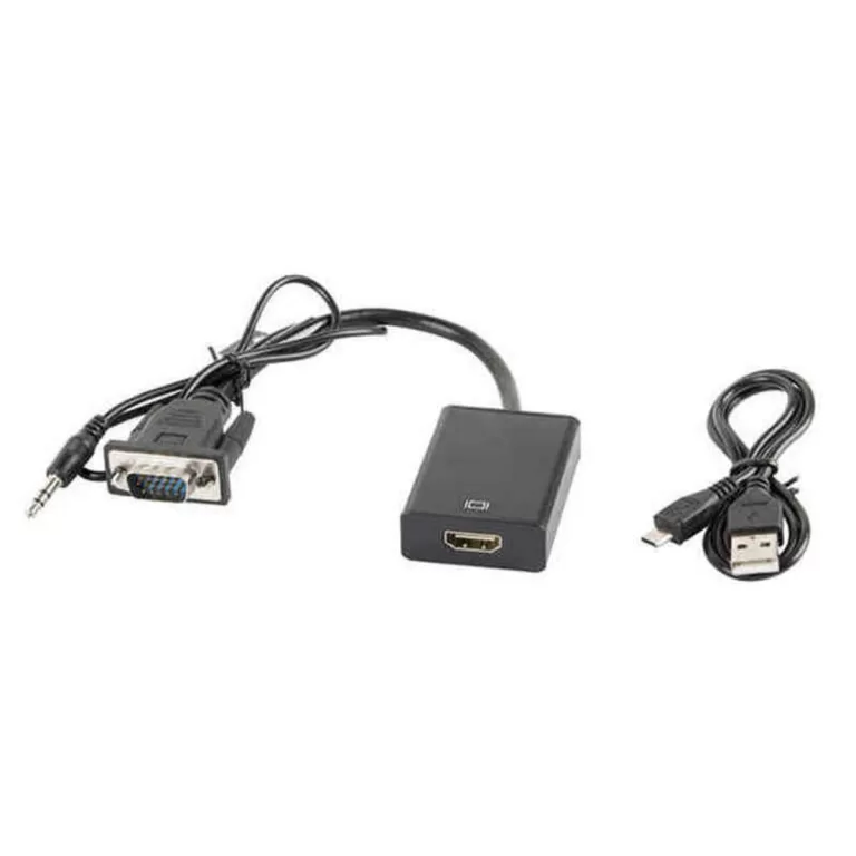 Adapter HDMI naar VGA Lanberg AD-0021-BK