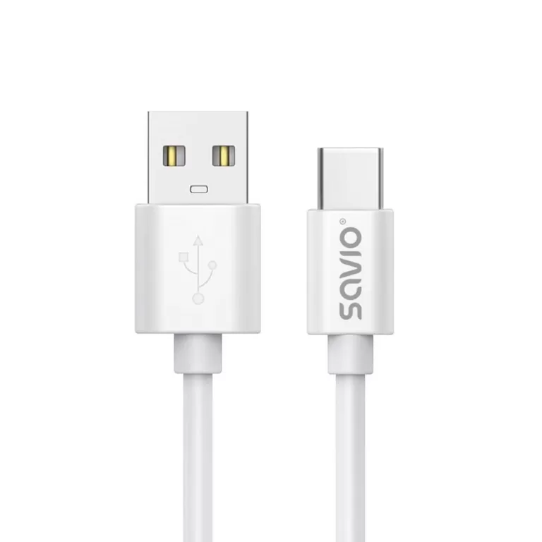 Kabel USB A naar USB C Savio CL-168 Wit 3 m