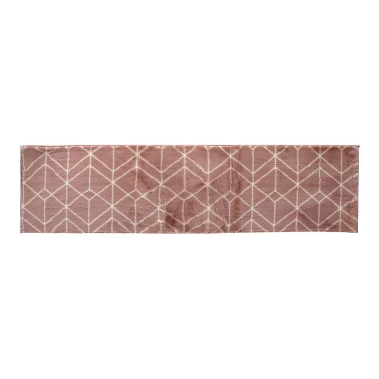 Tapijt DKD Home Decor Roze Polyester (60 x 2.4 x 1 cm)