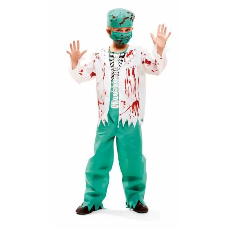Kostuums voor Kinderen My Other Me 4 Onderdelen Skelet Dokter Kamerjas