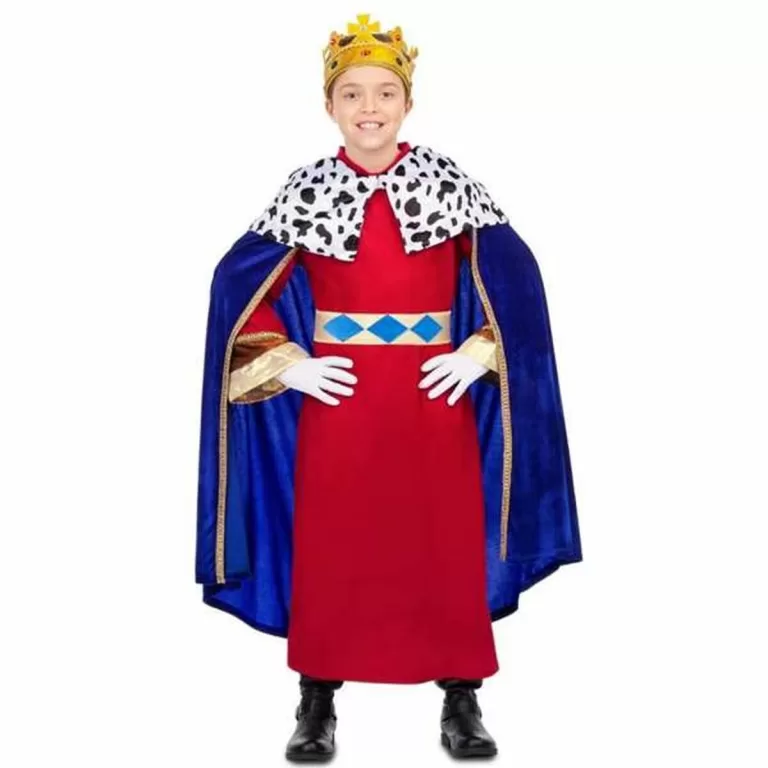Kostuums voor Kinderen My Other Me Tovenaar Koning Blauw (3 Onderdelen)