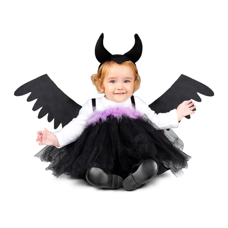 Kostuums voor Baby's My Other Me Zwart Demon (3 Onderdelen) Maleficent