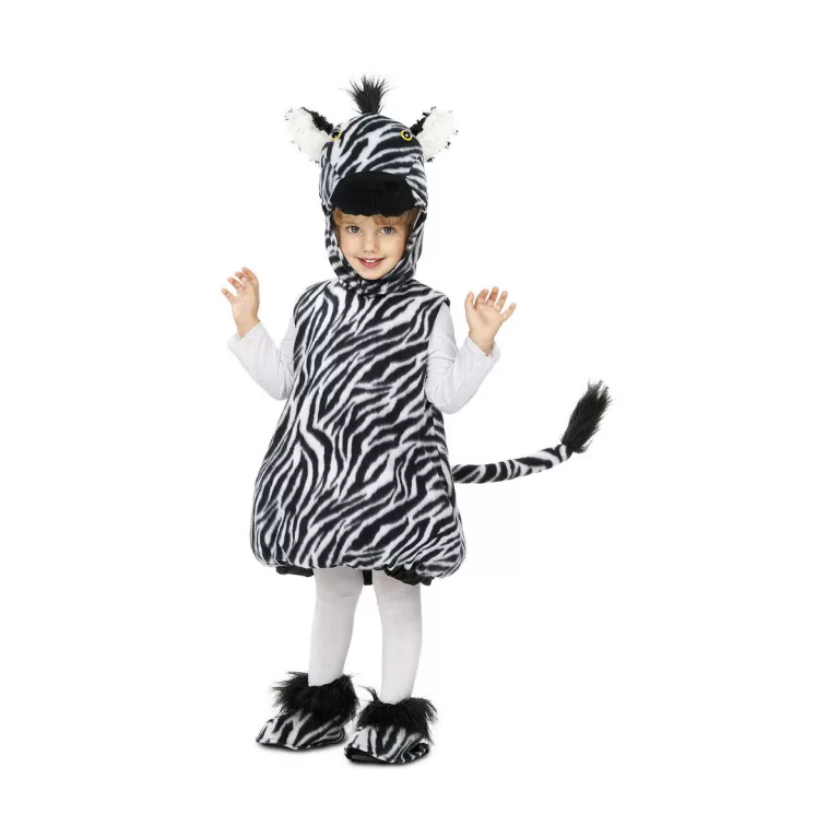Kostuums voor Kinderen My Other Me Zebra (4 Onderdelen)
