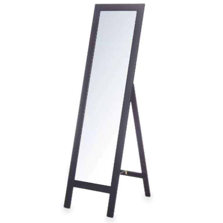 Staande spiegel Zwart Hout 40 x 145 x 40 cm