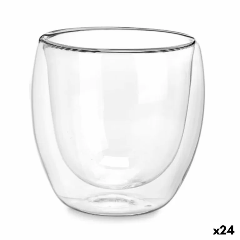 Glas Transparant Borosilicaatglas 246 ml (24 Stuks)