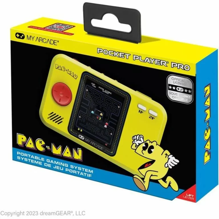 Draagbare Spelcomputer My Arcade Pocket Player PRO - Pac-Man Retro Games Geel