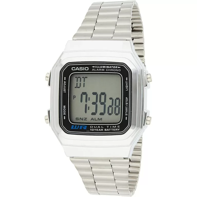 Horloge Uniseks Casio VINTAGE Zwart Zilverkleurig (Ø 32 mm) (Ø 34 mm)