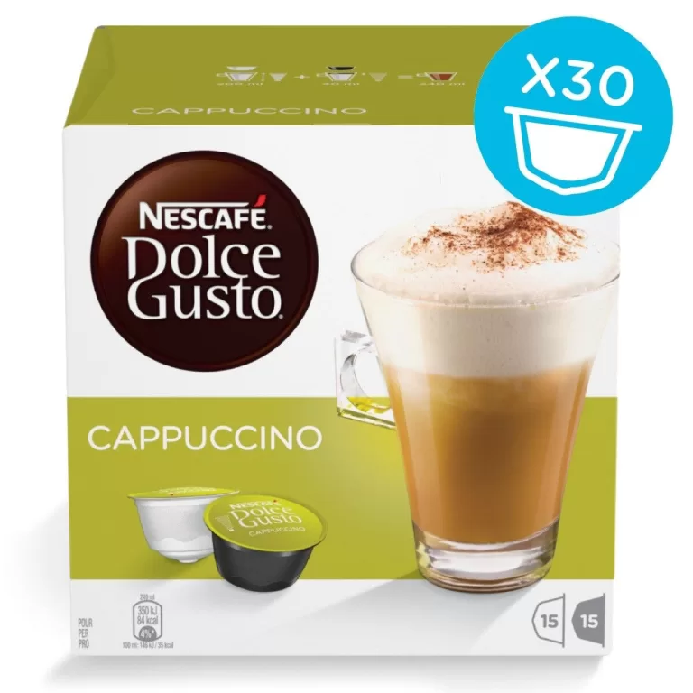 Koffiecapsules Nestle CAPUCCINO 90 Onderdelen (1 Stuks) (30 Stuks)