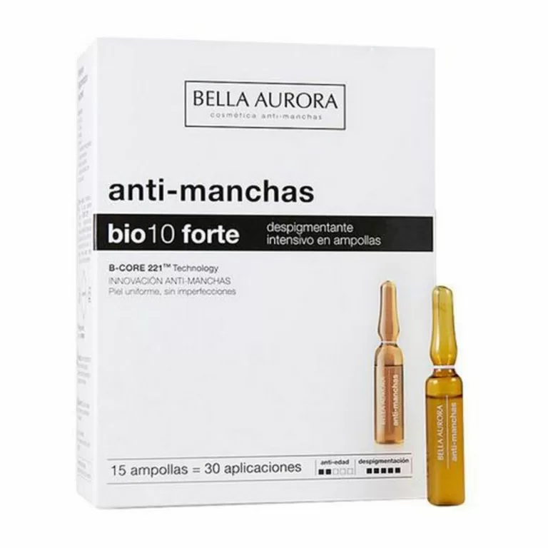 Anti Donkere Vlekken Behandeling Bella Aurora Bio-10 Forte (15 x 4 ml)