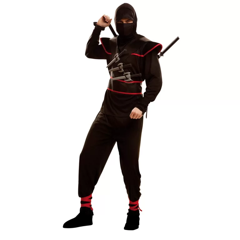 Kostuums voor Volwassenen My Other Me Ninja Moordenaar (5 Onderdelen)