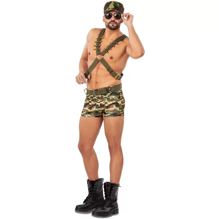 Kostuums voor Volwassenen My Other Me XL Camouflage Soldaat