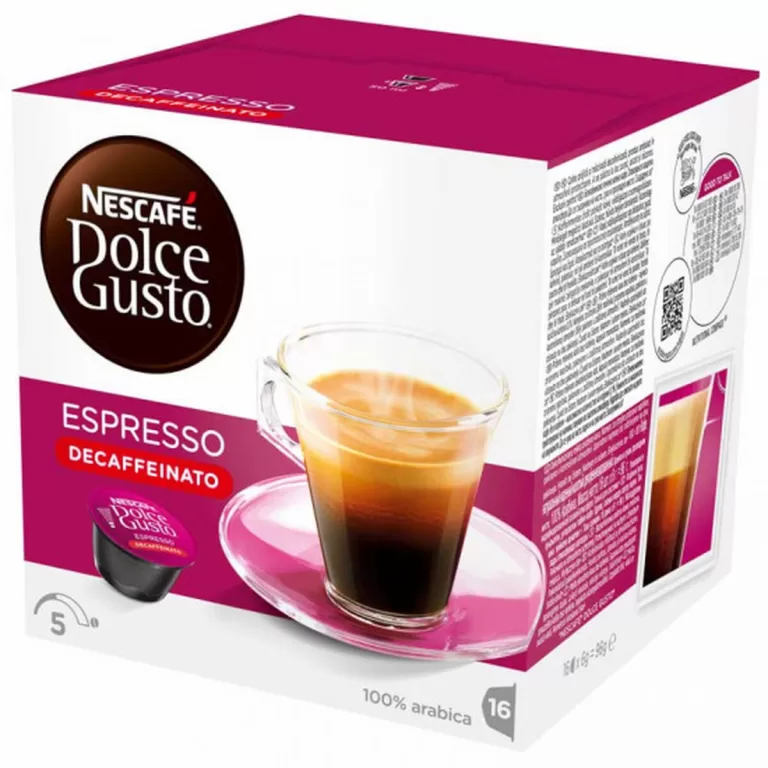 Koffiecapsules Dolce Gusto ESPRESO DECAF (16 Stuks)