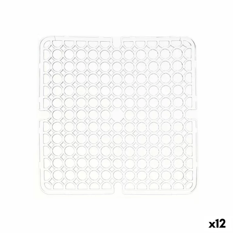 Mat Wastafel Transparant Plastic 28 x 0