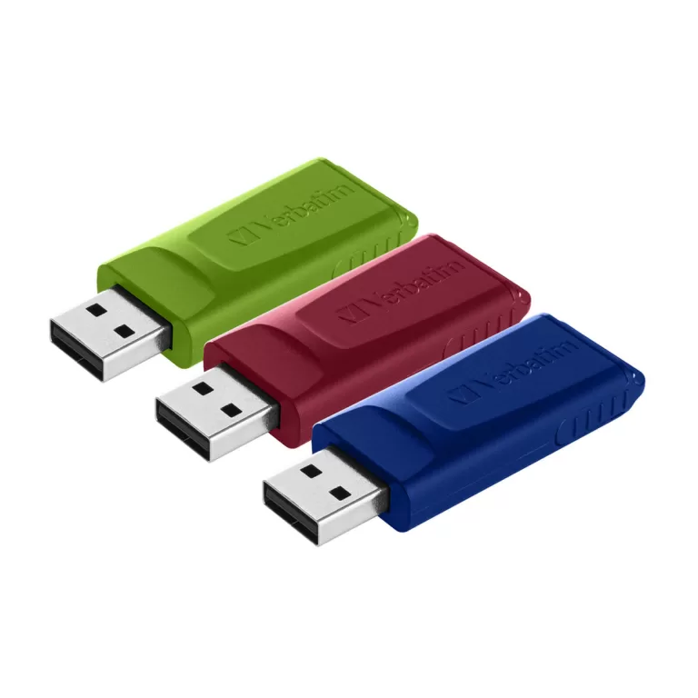 Pendrive Verbatim Slider Intrekbaar USB 2.0 Multicolour 16 GB