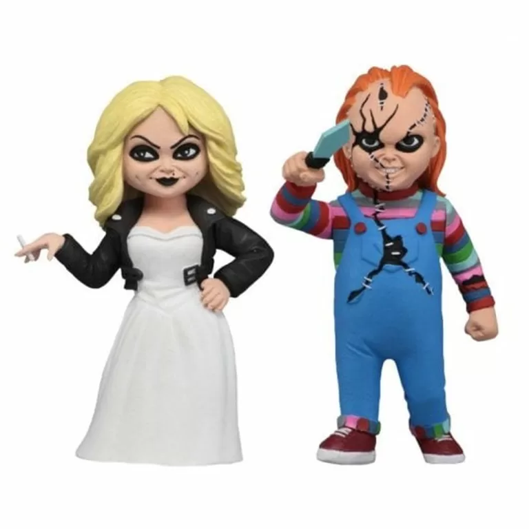 Actiefiguren Neca Chucky y Tiffany
